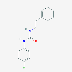 molecular formula C15H19ClN2O B323179 N-(4-chlorophenyl)-N'-[2-(1-cyclohexen-1-yl)ethyl]urea 