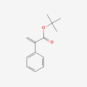 molecular formula C13H16O2 B3231839 Tert-butyl 2-phenylprop-2-enoate CAS No. 133025-60-2