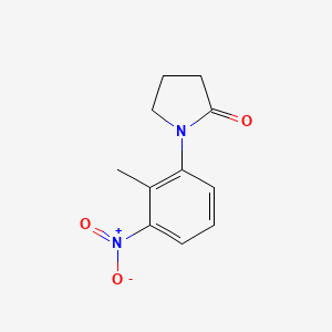 1-(2-Methyl-3-nitrophenyl)pyrrolidin-2-one