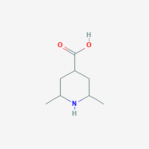 molecular formula C8H15NO2 B3231863 2,6-Dimethylpiperidine-4-carboxylic acid CAS No. 1330752-22-1