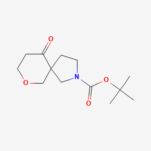 molecular formula C13H21NO4 B3231894 tert-Butyl 10-oxo-7-oxa-2-azaspiro[4.5]decane-2-carboxylate CAS No. 1330764-04-9