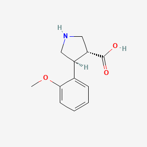 (3R,4S)-4-(2-Methoxyphenyl)pyrrolidine-3-carboxylic acid