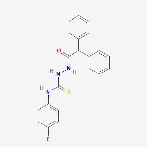 2-(diphenylacetyl)-N-(4-fluorophenyl)hydrazinecarbothioamide