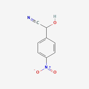 molecular formula C8H6N2O3 B3231951 2-Hydroxy-2-(4-nitrophenyl)acetonitrile CAS No. 13312-80-6