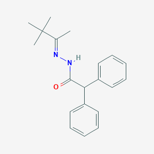 molecular formula C20H24N2O B323196 2,2-diphenyl-N'-(1,2,2-trimethylpropylidene)acetohydrazide 