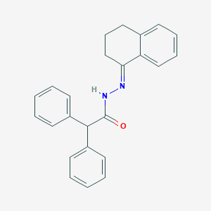 molecular formula C24H22N2O B323197 N'-[(1E)-3,4-dihydronaphthalen-1(2H)-ylidene]-2,2-diphenylacetohydrazide 