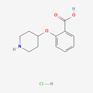 2-(Piperidin-4-yloxy)benzoic acid hydrochloride