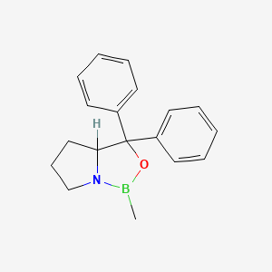 molecular formula C18H20BNO B3232010 (S)-甲基恶唑硼烷 CAS No. 133261-83-3