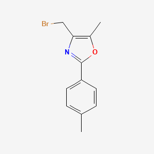 Oxazole,4-(bromomethyl)-5-methyl-2-(4-methylphenyl)-