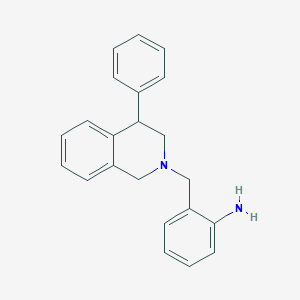 molecular formula C22H22N2 B3232087 2-((4-Phenyl-3,4-dihydroisoquinolin-2(1H)-yl)methyl)aniline CAS No. 133406-89-0