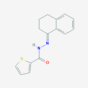 molecular formula C15H14N2OS B323209 N'-(3,4-dihydro-1(2H)-naphthalenylidene)-2-thiophenecarbohydrazide 