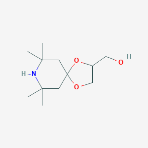 molecular formula C12H23NO3 B032321 7,7,9,9-四甲基-1,4-二氧杂-8-氮杂螺[4.5]癸烷-2-甲醇 CAS No. 53825-32-4