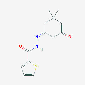 molecular formula C13H16N2O2S B323210 N'-(3,3-dimethyl-5-oxocyclohexylidene)-2-thiophenecarbohydrazide 