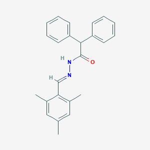 molecular formula C24H24N2O B323216 N'-(mesitylmethylene)-2,2-diphenylacetohydrazide 