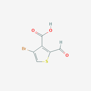 4-Bromo-2-formylthiophene-3-carboxylic acid