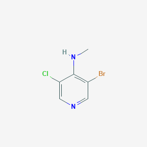 molecular formula C6H6BrClN2 B3232202 3-Bromo-5-chloro-N-methylpyridin-4-amine CAS No. 1335051-94-9