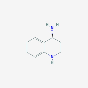 molecular formula C9H12N2 B3232224 (R)-1,2,3,4-tetrahydroquinolin-4-amine CAS No. 1335579-43-5