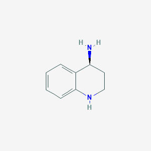 molecular formula C9H12N2 B3232237 (S)-1,2,3,4-Tetrahydro-quinolin-4-ylamine CAS No. 1335819-82-3