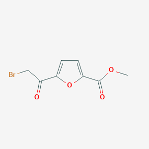 molecular formula C8H7BrO4 B3232248 5-(2-溴乙酰基)呋喃-2-羧酸甲酯 CAS No. 133674-58-5