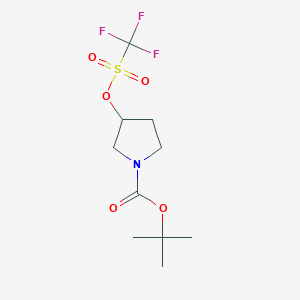Tert-butyl 3-(trifluoromethylsulfonyloxy)pyrrolidine-1-carboxylate