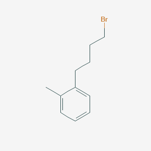molecular formula C11H15B B3232333 1-(4-Bromobutyl)-2-methylbenzene CAS No. 1339021-31-6