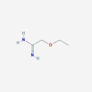 molecular formula C4H10N2O B3232342 2-Ethoxyacetimidamide CAS No. 133915-12-5