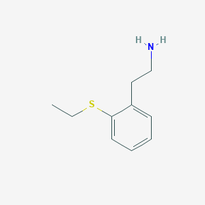 molecular formula C10H15NS B3232373 2-[2-(Ethylsulfanyl)phenyl]ethan-1-amine CAS No. 1339635-87-8