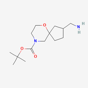 Tert-butyl 2-(aminomethyl)-6-oxa-9-azaspiro[4.5]decane-9-carboxylate