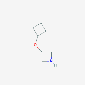 molecular formula C7H13NO B3232486 3-Cyclobutoxy-azetidine CAS No. 1341529-37-0