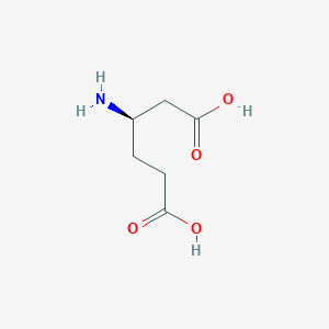 molecular formula C6H11NO4 B3232489 (3R)-3-aminohexanedioic acid CAS No. 134166-71-5