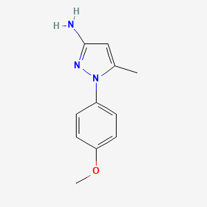 molecular formula C11H13N3O B3232566 1-(4-methoxyphenyl)-5-methyl-1H-pyrazol-3-amine CAS No. 1342274-70-7