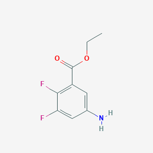 molecular formula C9H9F2NO2 B3232601 Ethyl 5-amino-2,3-difluorobenzoate CAS No. 1343140-21-5