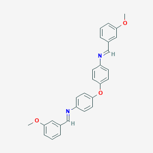molecular formula C28H24N2O3 B323272 (3-Methoxybenzylidene)(4-{4-[(3-methoxybenzylidene)amino]phenoxy}phenyl)amine 