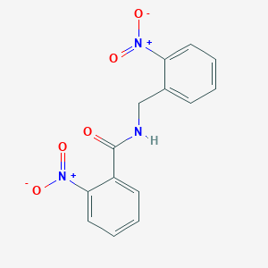 molecular formula C14H11N3O5 B323275 2-nitro-N-(2-nitrobenzyl)benzamide 