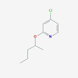 4-Chloro-2-(pentan-2-yloxy)pyridine