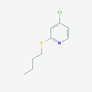 molecular formula C9H12ClNS B3232813 2-(Butylthio)-4-chloropyridine CAS No. 1346707-24-1