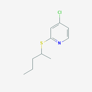 4-Chloro-2-(pentan-2-ylthio)pyridine