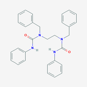 molecular formula C30H30N4O2 B323286 N,N''-1,2-ethanediylbis(N-benzyl-N'-phenylurea) 