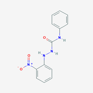 molecular formula C13H12N4O3 B323289 2-(2-nitrophenyl)-N-phenylhydrazinecarboxamide 