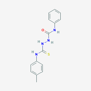 molecular formula C15H16N4OS B323290 N-phenyl-2-(4-toluidinocarbothioyl)hydrazinecarboxamide 