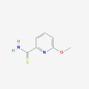 molecular formula C7H8N2OS B3232922 6-Methoxypyridine-2-carbothioamide CAS No. 134789-88-1