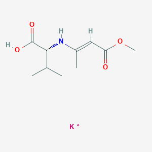 molecular formula C10H17KNO4 B3232930 D-valine dane salt CAS No. 134841-35-3