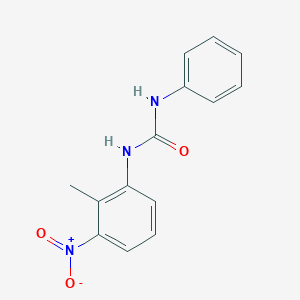 molecular formula C14H13N3O3 B323297 1-(2-Methyl-3-nitrophenyl)-3-phenylurea 