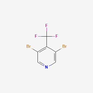 molecular formula C6H2Br2F3N B3232979 3,5-Dibromo-4-trifluoromethylpyridine CAS No. 1349716-19-3