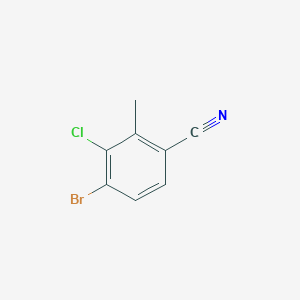 molecular formula C8H5BrClN B3232981 4-Bromo-3-chloro-2-methylbenzonitrile CAS No. 1349716-41-1