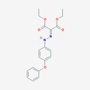 molecular formula C19H20N2O5 B323304 Diethyl 2-[(4-phenoxyphenyl)hydrazono]malonate 