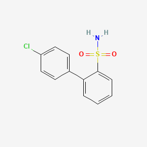 molecular formula C12H10ClNO2S B3233045 2-(4-Chlorophenyl)benzene-1-sulfonamide CAS No. 1350727-76-2