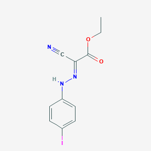 molecular formula C11H10IN3O2 B323320 Ethyl cyano[(4-iodophenyl)hydrazono]acetate 