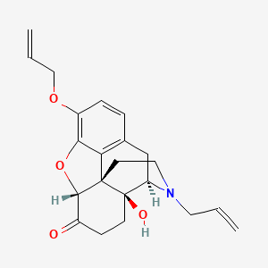 molecular formula C22H25NO4 B3233218 3-O-Allylnaloxone CAS No. 1352085-46-1