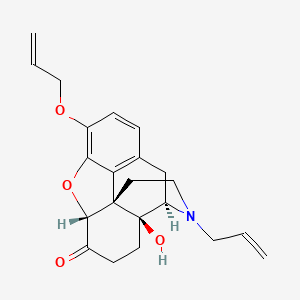 molecular formula C22H25NO4 B3233218 3-O-烯丙基纳洛酮 CAS No. 1352085-46-1